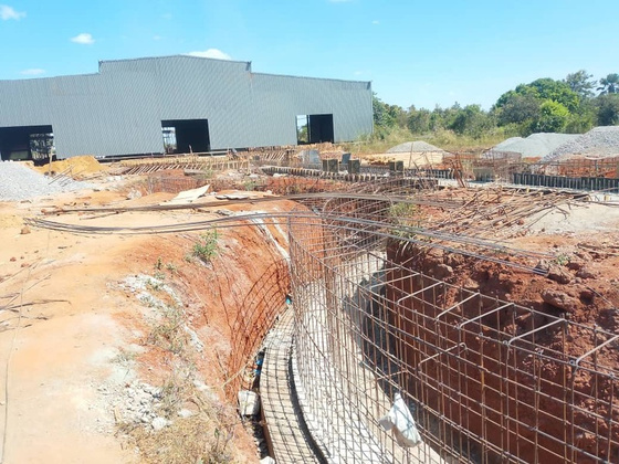 Equator Seeds Commodity Impex warehouse foundation and building progress
