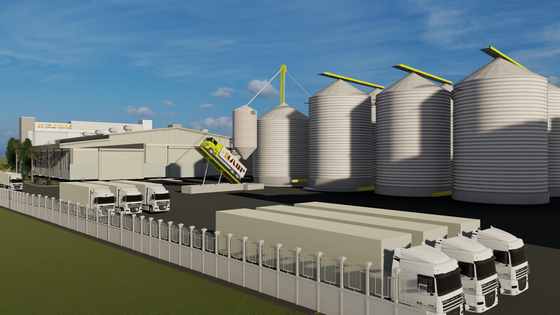 Completed Commodity Impex grain export and cross-border trade facility